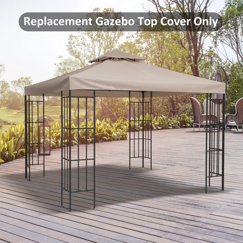Waterproof Gazebo Canopy Replacement 3x3 (Top Only)