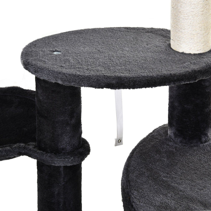 Adjustable Cat Tree, Carpet Platforms, Condo, Sisal Areas