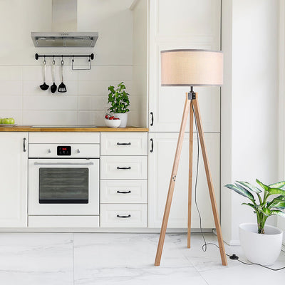 3 Legged Floor Lamp Homcom