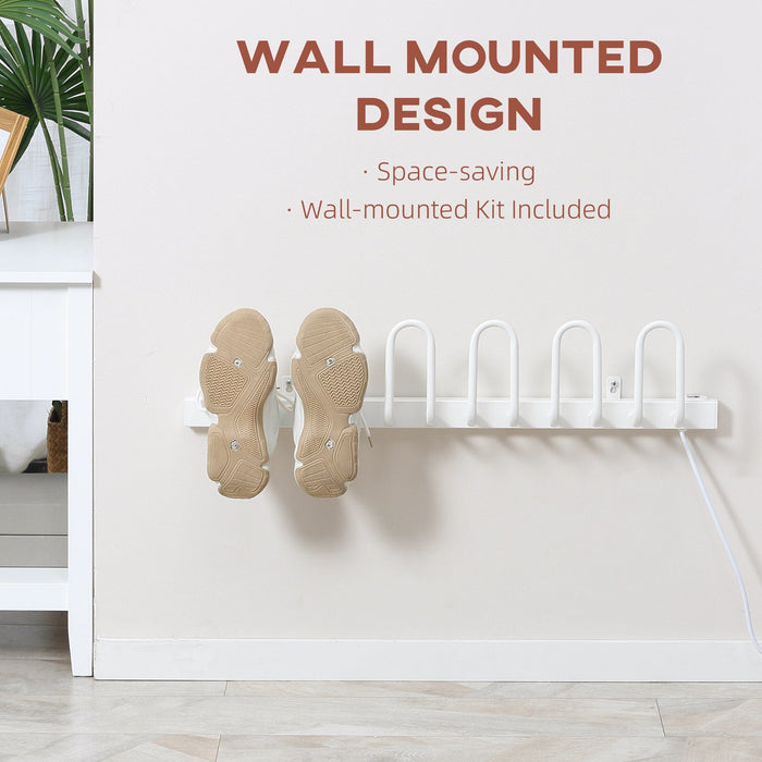 Wall-Mounted 3-Pair Shoe Dryer/Warmer