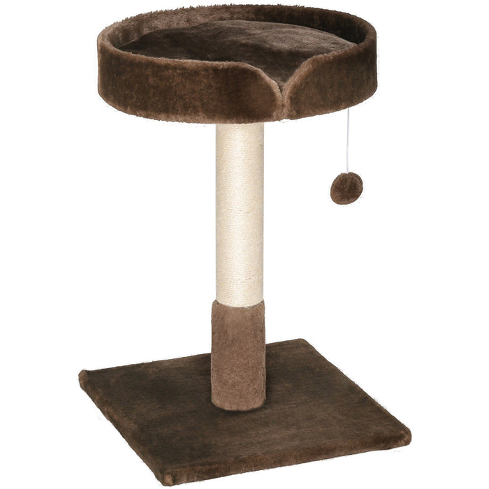 Small Cat Tree, Indoor, Sisal Scratching Post, Brown