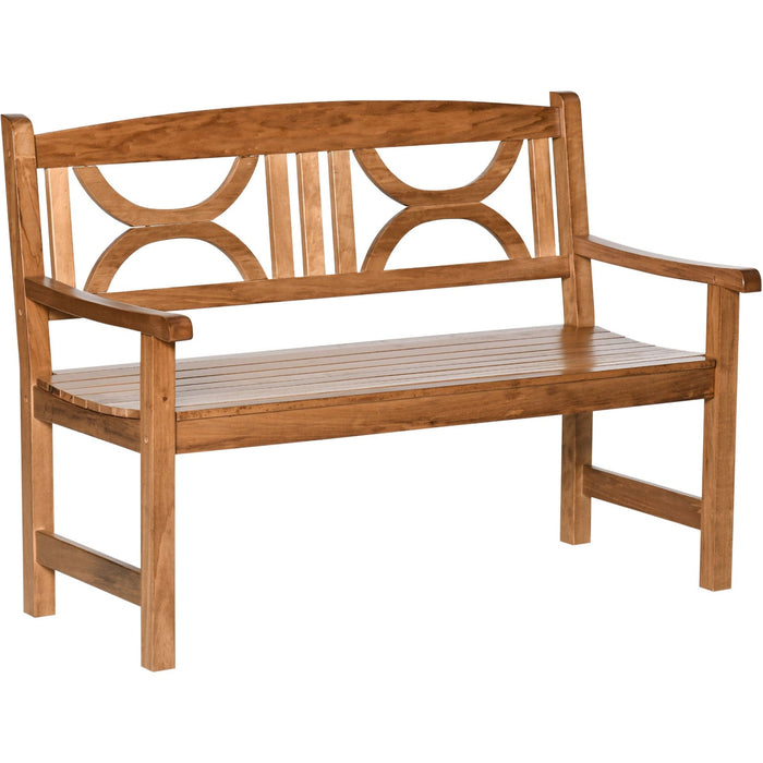 2 Seat Wooden Bench