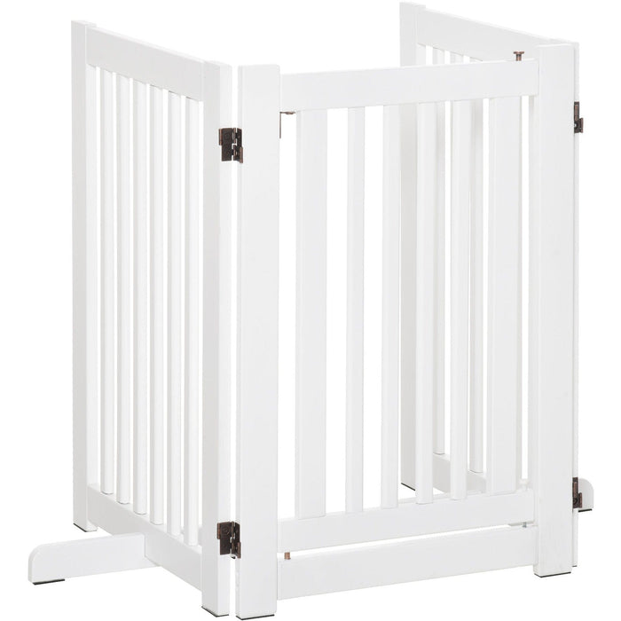 No Screw Pet Gate, Wooden, Freestanding, 155 x 76cm, White