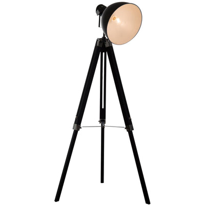 Industrial Tripod Floor Lamp Homcom