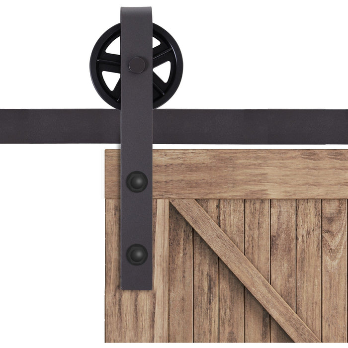 6FT/1830mm Modern Sliding Barn Door Hardware Kit