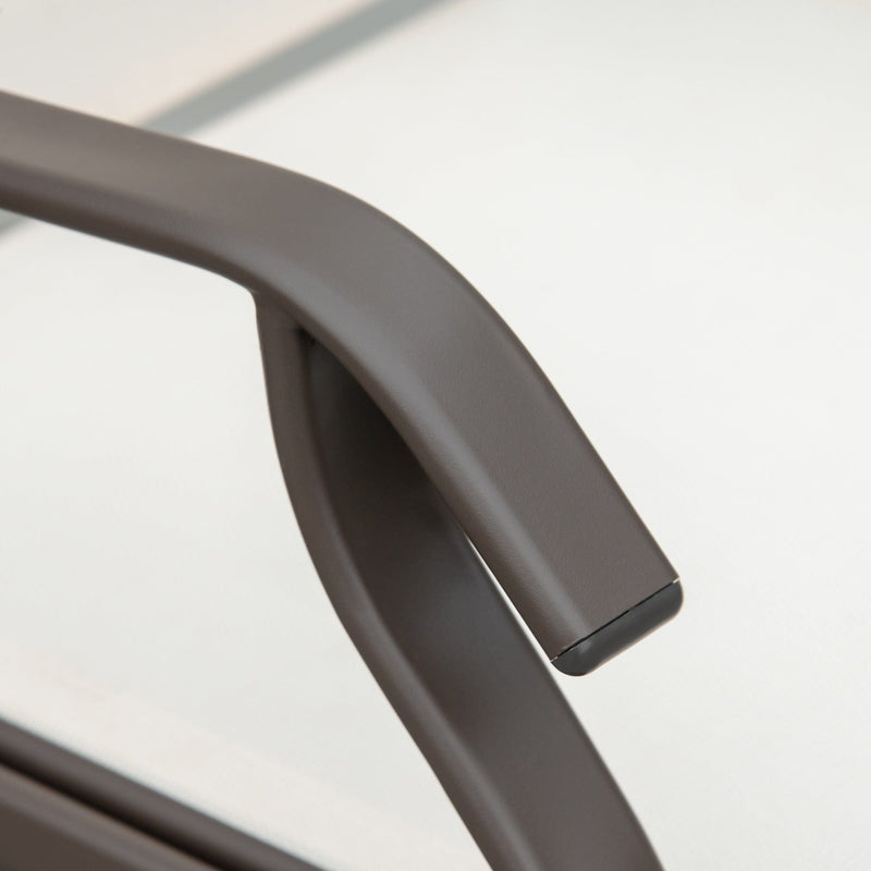 Beige Garden Double Glider with Table