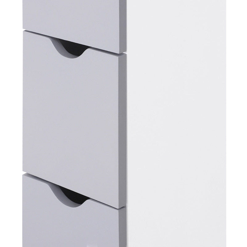 Freestanding Tall Bathroom Cabinet, 15W x 33D x 136.5H cm