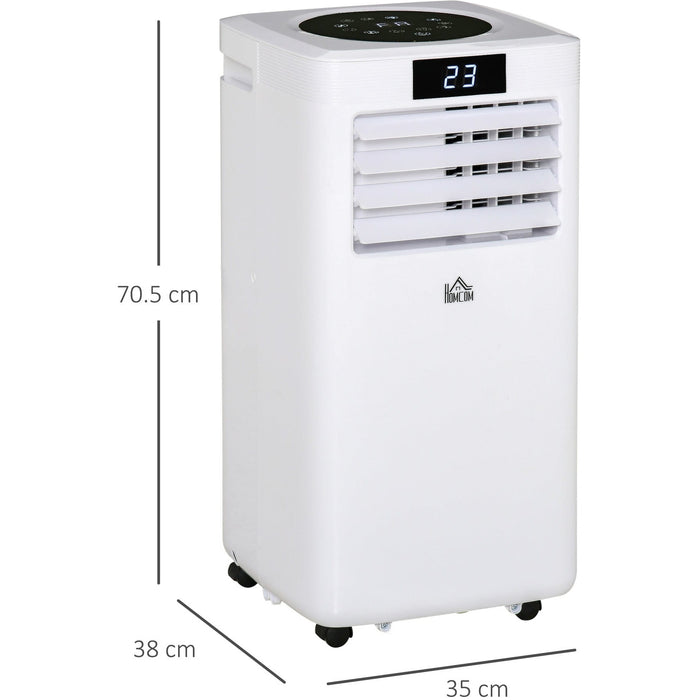 7000 BTU Portable AC w/ Remote, LED, Timer, White