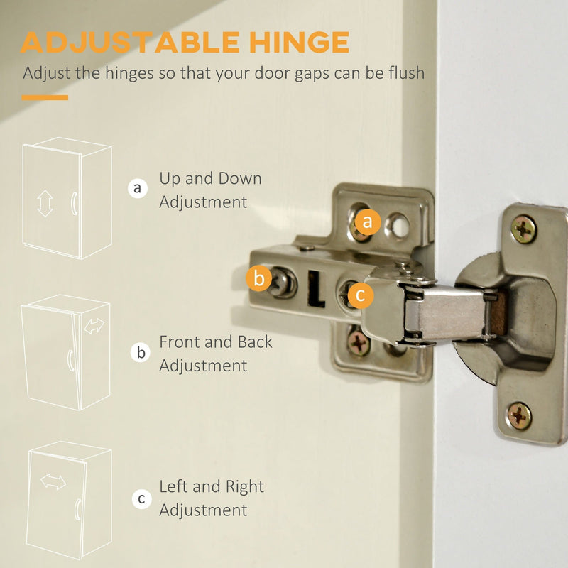 Modern Kitchen Cupboard, Shelves, Drawer, 166cm