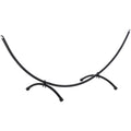 Hammock Stand for Indoor or Garden Use No Trees Needed Metal Frame Black Outsunny