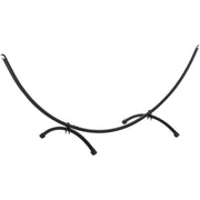 Hammock Stand for Indoor or Garden Use No Trees Needed Metal Frame Black Outsunny
