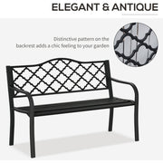 Antique Cast Iron Bench Outsunny