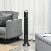 36" Tower Fan with Remote, 3 Speed, Oscillation, 7.5h Timer Homcom