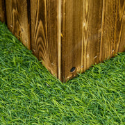Large Wooden Garden Raised Bed Pot Outsunny