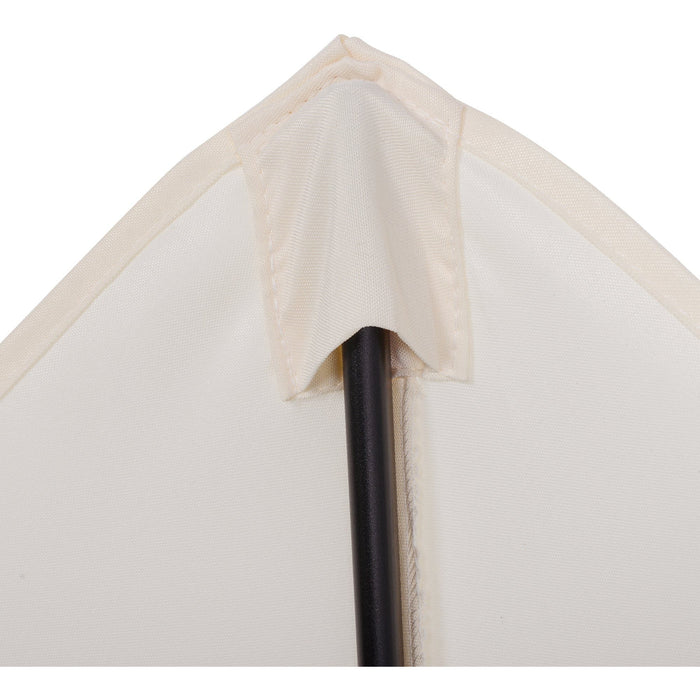 2m Patio Parasol - Outdoor Sun Shade, 6 Ribs