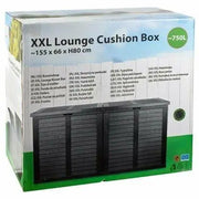 Extra Large Waterproof Garden Storage Box Plastic Lockable - Black 750L EBay