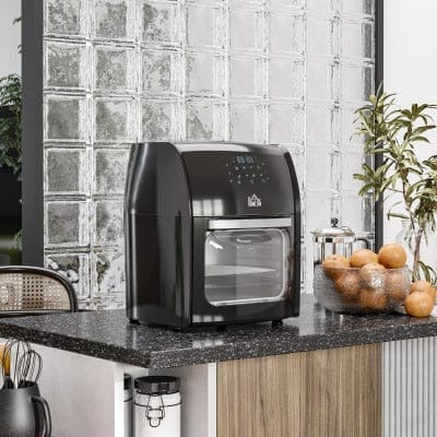 8 in 1 Multi Cooker, Digital Air Fryer Oven, 12L, 1800W, Black