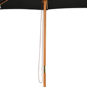 3m Wooden Parasol Outsunny