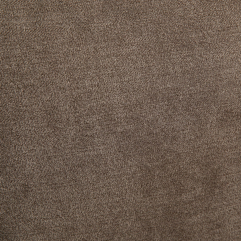 Brown 2 Seater Sofa with Nailhead Trim & Cushions