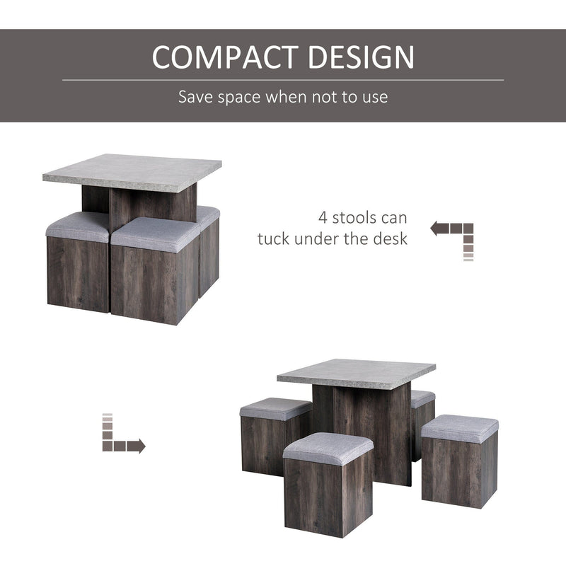 Dining Table and Stools - Indoor/Outdoor