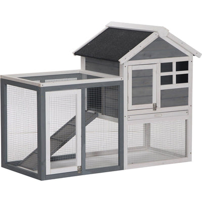 Two Tier Bunny Cage Pawhut
