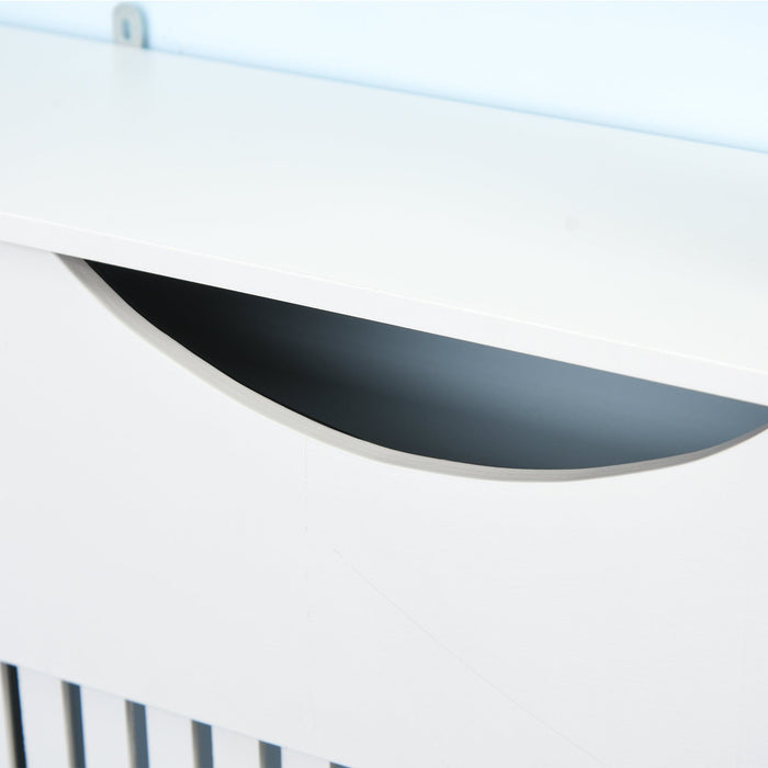 White Radiator Cover, 78W x 80.5H cm