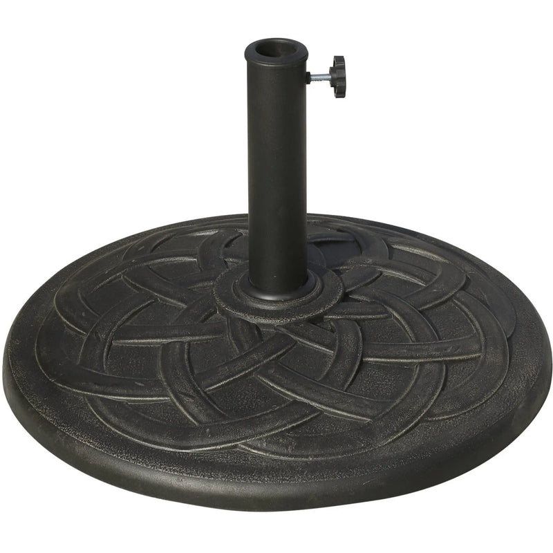 Parasol Base for 38mm and 48mm Poles - Bronze Outsunny
