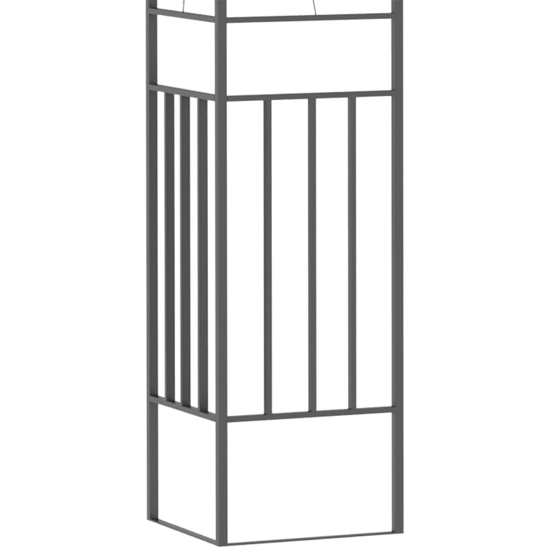 Steel Framed Gazebo with Vented Roof, 3x3m