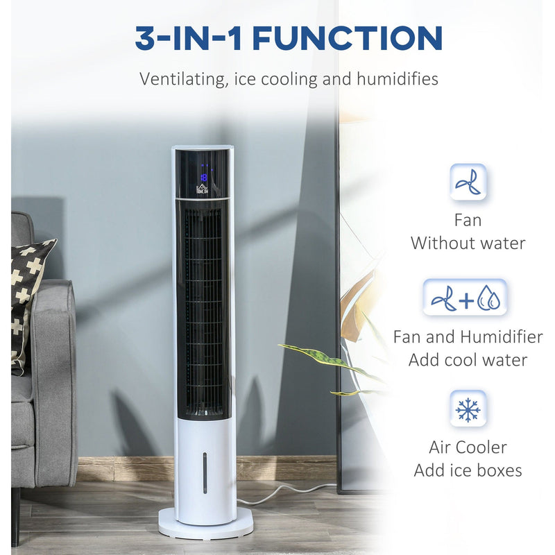 41" Bladeless Tower Fan Homcom