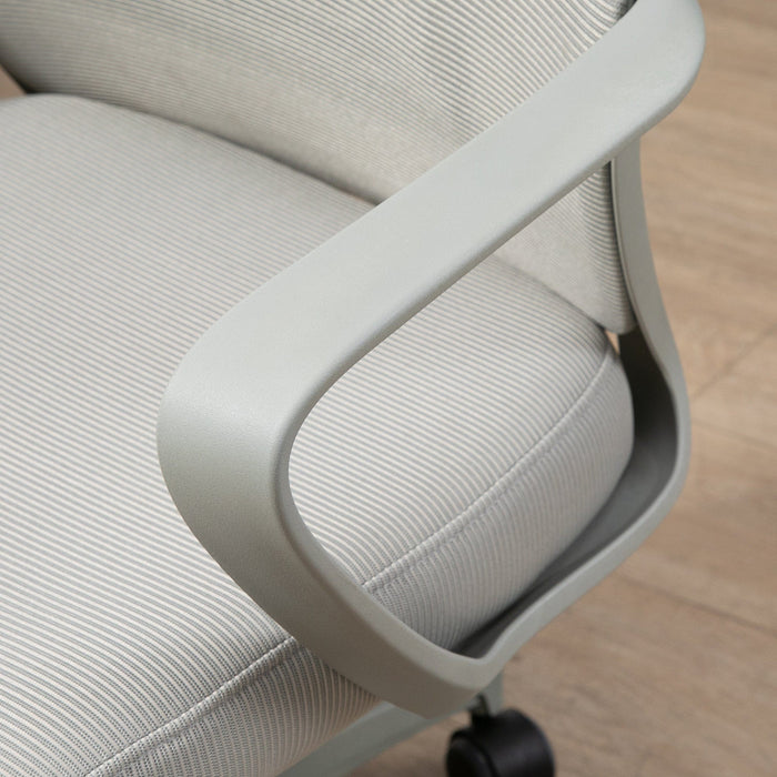 Swivel Office Chair With Wheels, Ergonomic Mesh Back