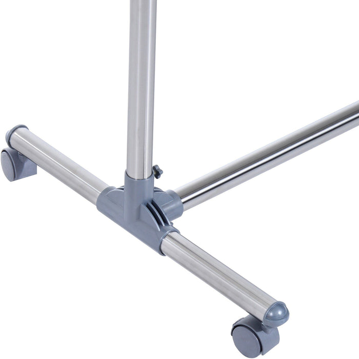 Adjustable Heavy Duty Garment Rail with Wheels