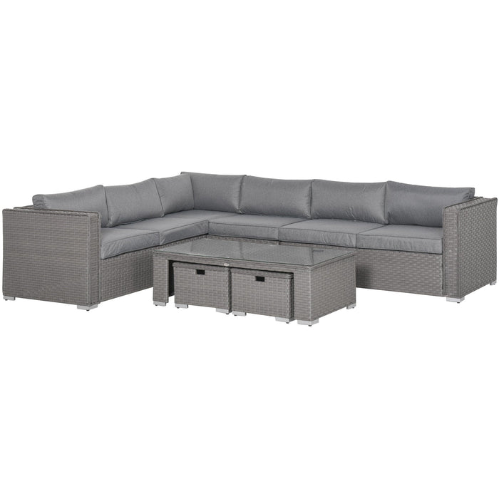 Garden Furniture Rattan Corner Sofa