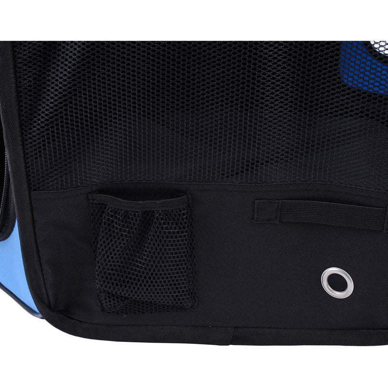 Fabric Pet Play Pen, 8-Panel Mesh, D90xH41cm, Outdoor Use