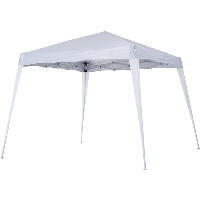 3x3m White Gazebo, Pop Up Frame, UV & Water Resistant