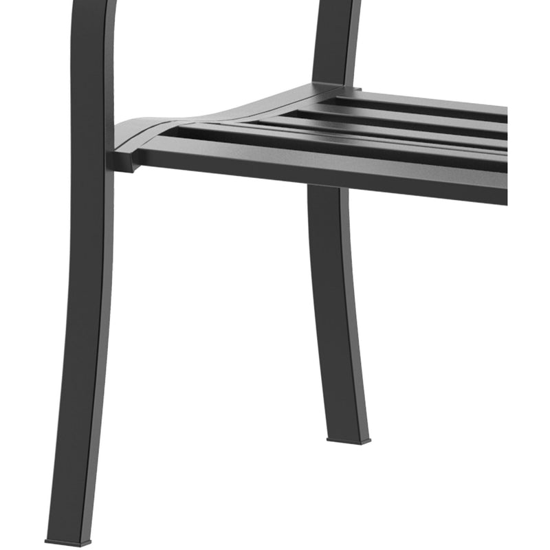 Metal Outdoor Bench Outsunny