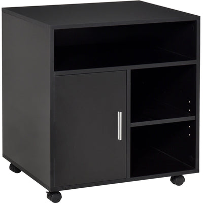Mobile Printer Stand Unit, Modern, L60 x W50 x H65.5 cm Homcom