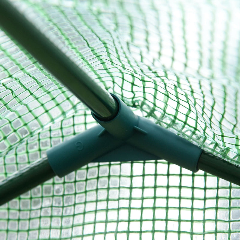 Small Greenhouse For Garden, Roll-Up Door, 180x100x168cm