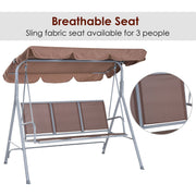 3 Seater Swing Chair Outsunny