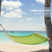 Camping Hammock, Outdoor Swing, 188Lx140W cm Outsunny