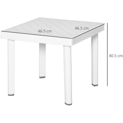 Garden Side Table Outsunny