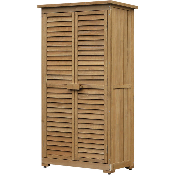 Small Wooden Garden Cupboard