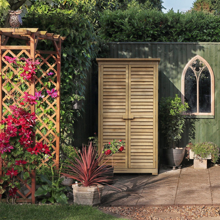 Small Wooden Garden Cupboard