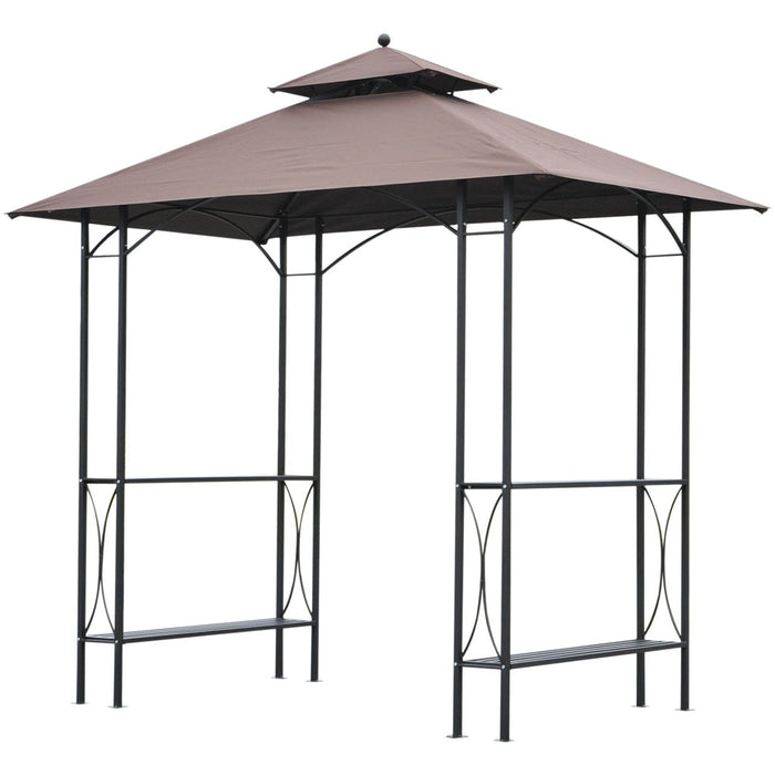 BBQ Tent 250L Black/Coffee