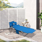 Sun Lounger With Face Hole Outsunny