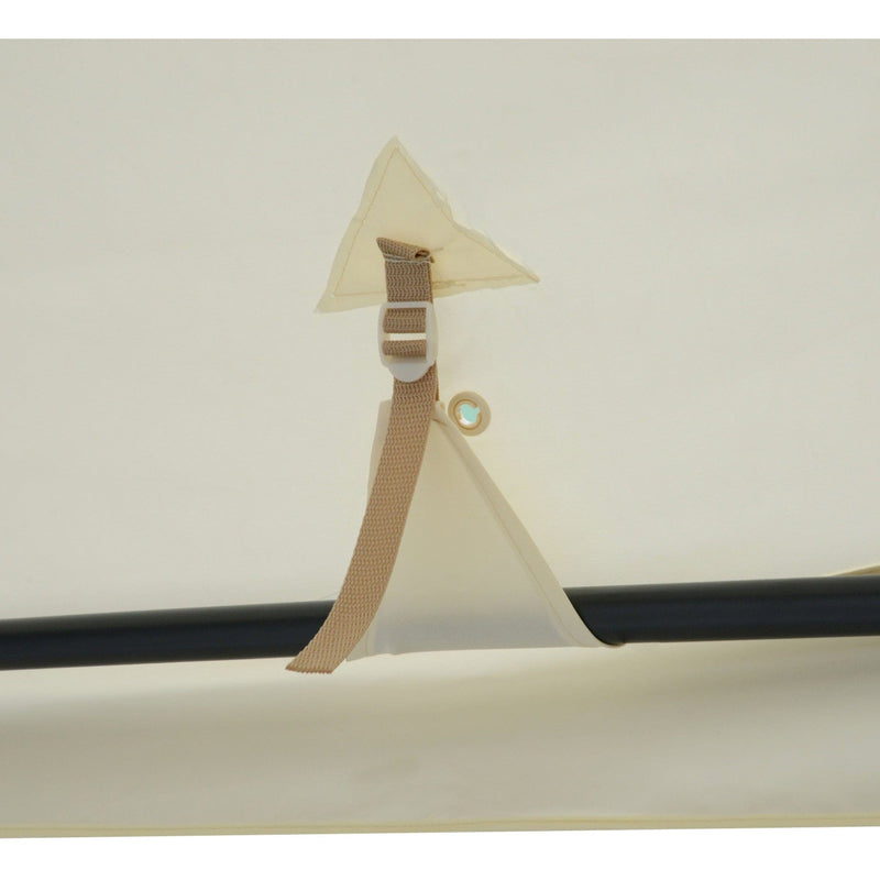 Stylish Metal Frame Gazebo With Mesh Sides, Vented Roof, 3x3