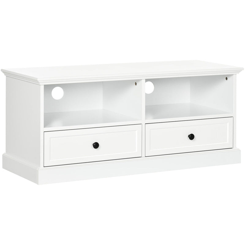 TV Unit, up to 45", Drawers/Shelves, White