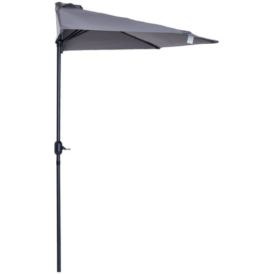 3m Half Parasol Umbrella - No Base Outsunny