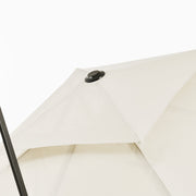 Premium Roma 3m Square Cantilever Parasol With Base Outsunny