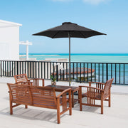 2m Patio Parasol - Outdoor Sun Shade, 6 Ribs Outsunny