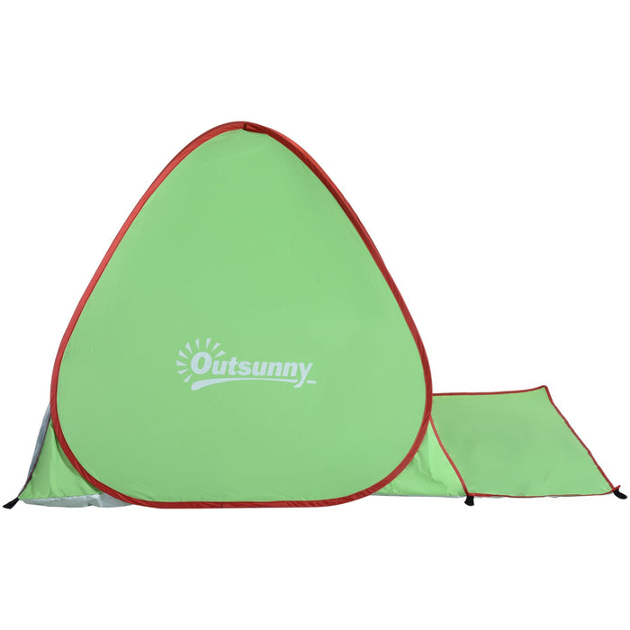 Instant Pop Up Beach Tent for 2-3 Persons, UV 30+ Green